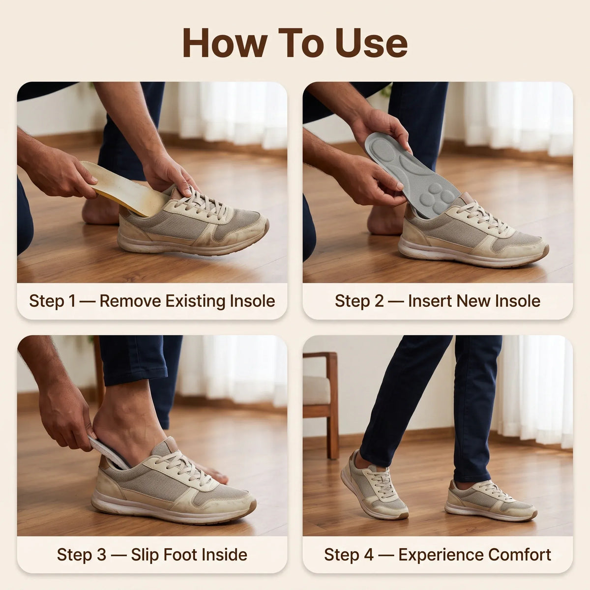 ShopCubsy™ — Shoe Insoles | Lightweight Memory Foam | Arch Support