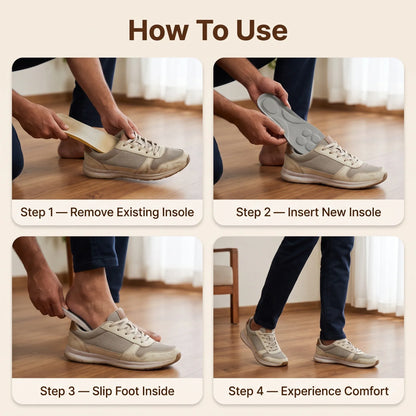 ShopCubsy™ — Shoe Insoles | Lightweight Memory Foam | Arch Support